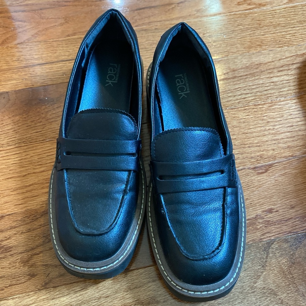 Nordstrom Black Loafers